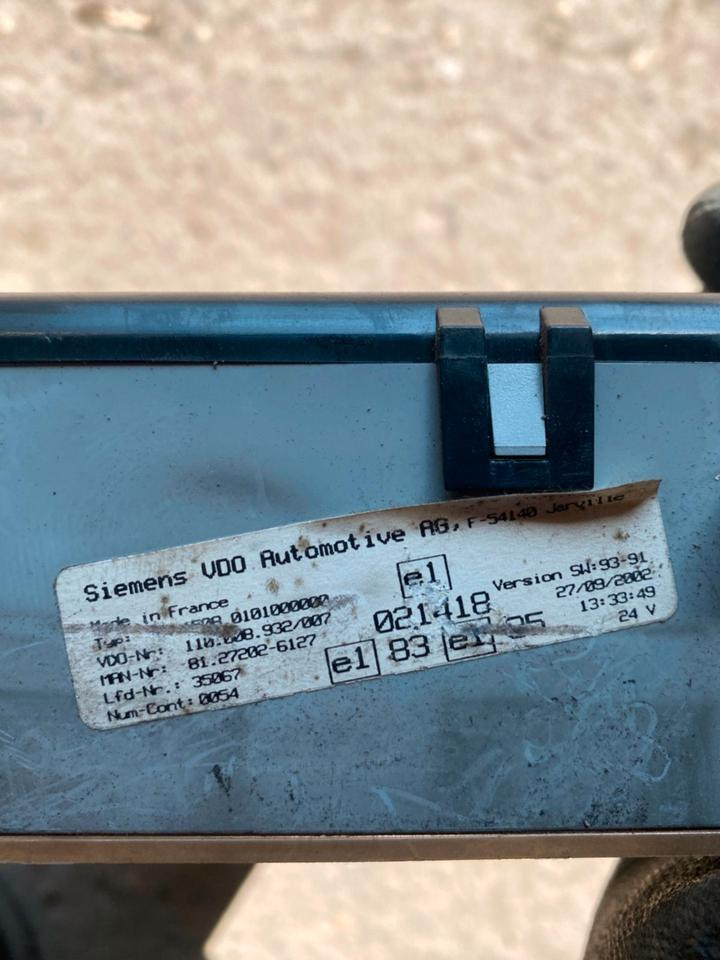 MAN Kombiinstrument Tacho 81272026127 - Тахограф для Грузовиков: фото 2 MAN Kombiinstrument Tacho 81272026127 - Тахограф для Грузовиков: фото 2
