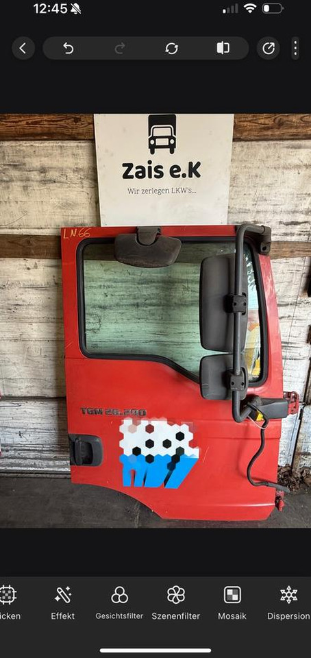 MAN TGM Beifahrertür Rot Spiegel Innenverkleidung LN 66 - Дверь и запчасти для Грузовиков: фото 1 MAN TGM Beifahrertür Rot Spiegel Innenverkleidung LN 66 - Дверь и запчасти для Грузовиков: фото 1