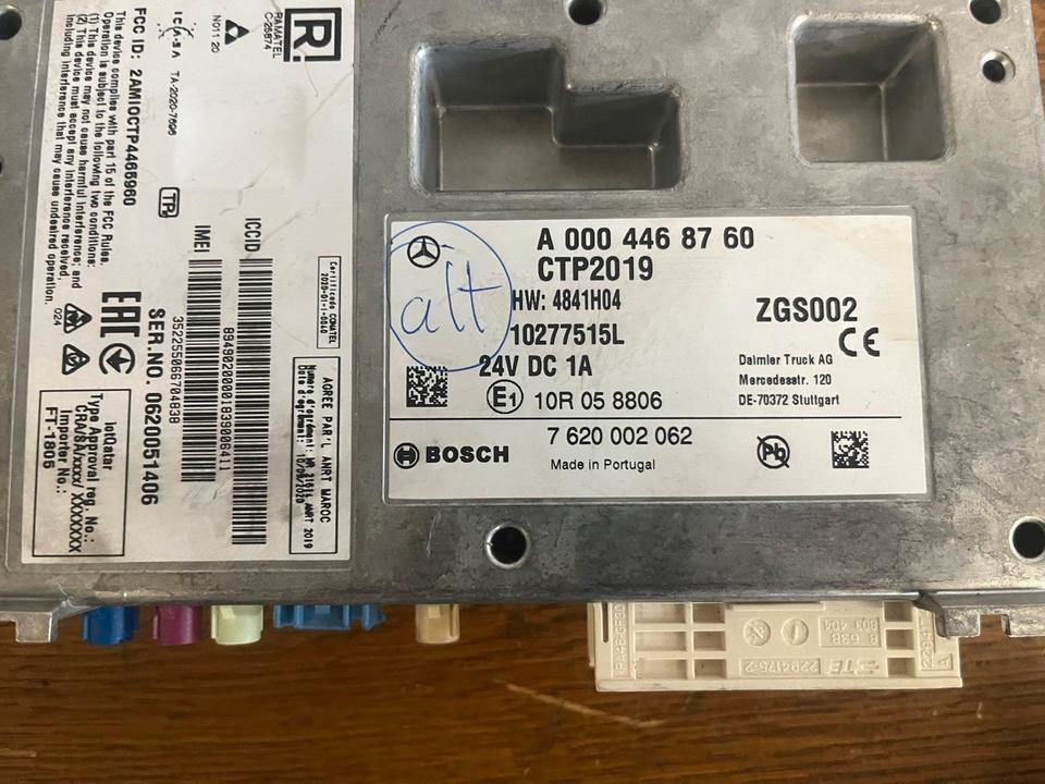 Mercedes Actros CTP2019 Steuergerät A0004468760 - Блок управления для Грузовиков: фото 3 Mercedes Actros CTP2019 Steuergerät A0004468760 - Блок управления для Грузовиков: фото 3