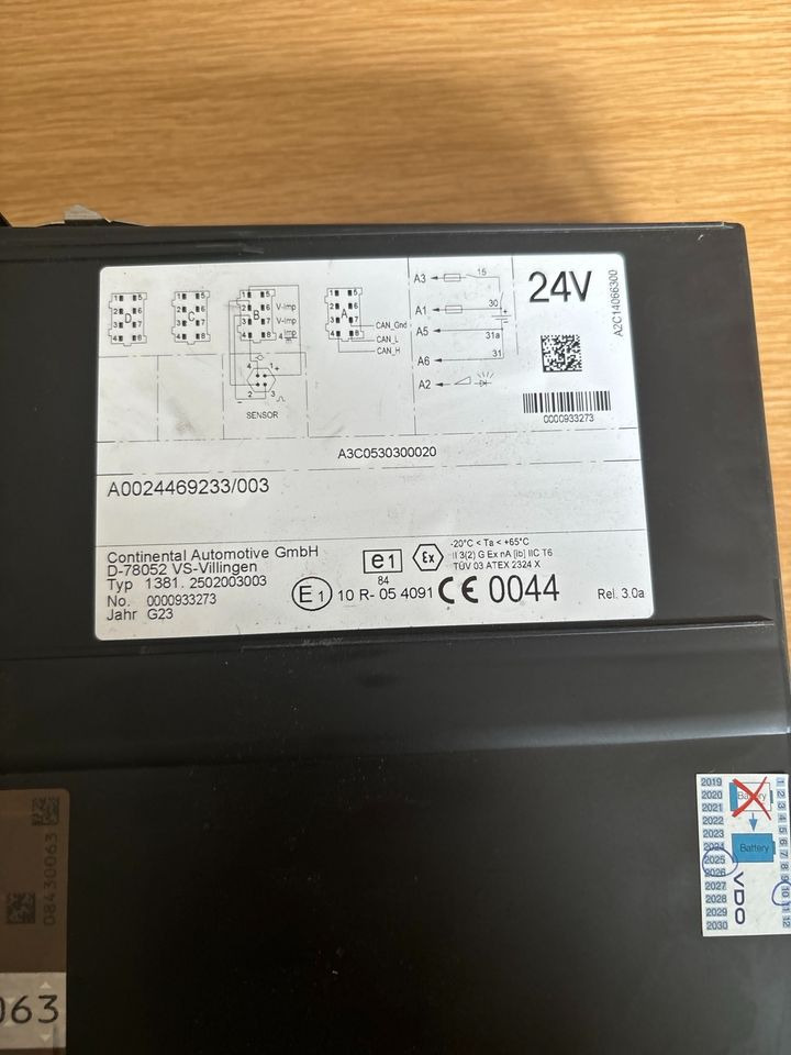 Mercedes-Benz Tachograph A0024469233 - Тахограф для Грузовиков: фото 3 Mercedes-Benz Tachograph A0024469233 - Тахограф для Грузовиков: фото 3