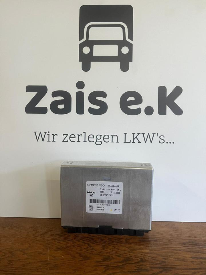 MAN SIEMENS VDO ELEKTRONIK FFR Steuergerät 81258057051 - Запчасти: фото 1 MAN SIEMENS VDO ELEKTRONIK FFR Steuergerät 81258057051 - Запчасти: фото 1