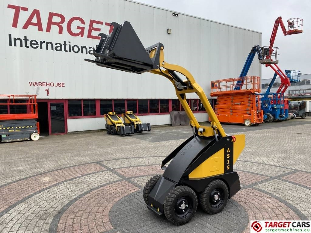 Мини-погрузчик с бортовым поворотом Conmeq AS15 Mini Skid Steer Loader 4x4 Electric: фото 6