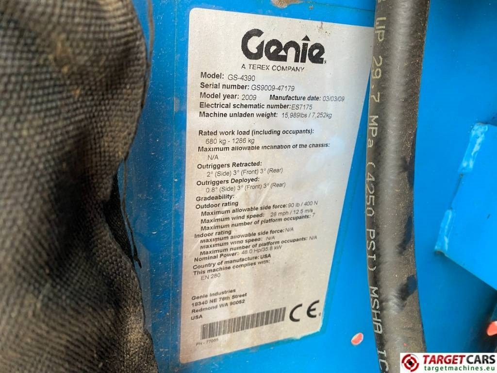 Ножничный подъемник Genie GS-4390RT Diesel 4x4 Scissor Work LIft 1511cm: фото 10