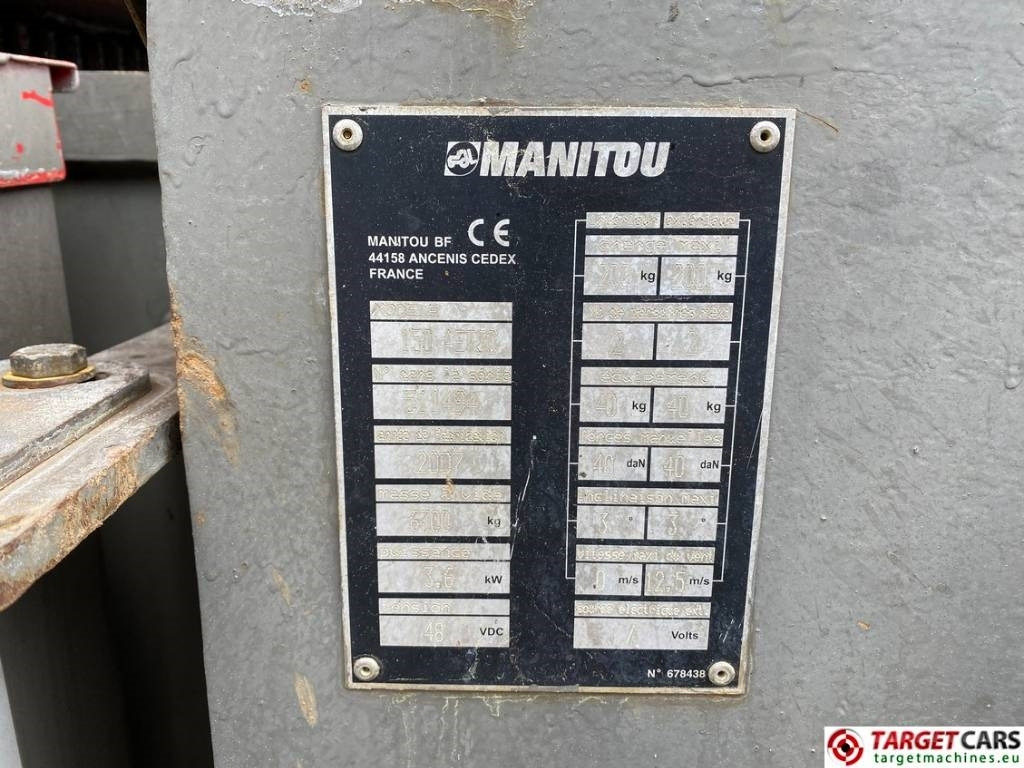 Коленчатый подъемник Manitou 150AETJC Electric Articulated Boom Work Lift 15M: фото 10