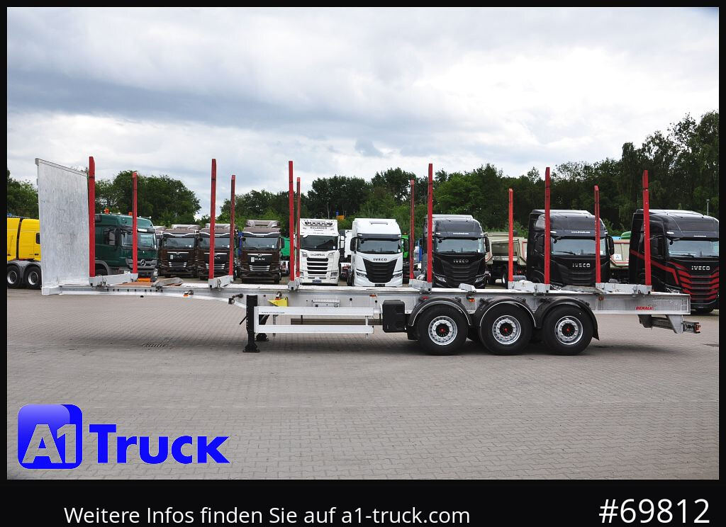 Полуприцеп лесовоз BENALU Timberliner, Vollalu,  2x Liftachse, Lang-Holz,: фото 12