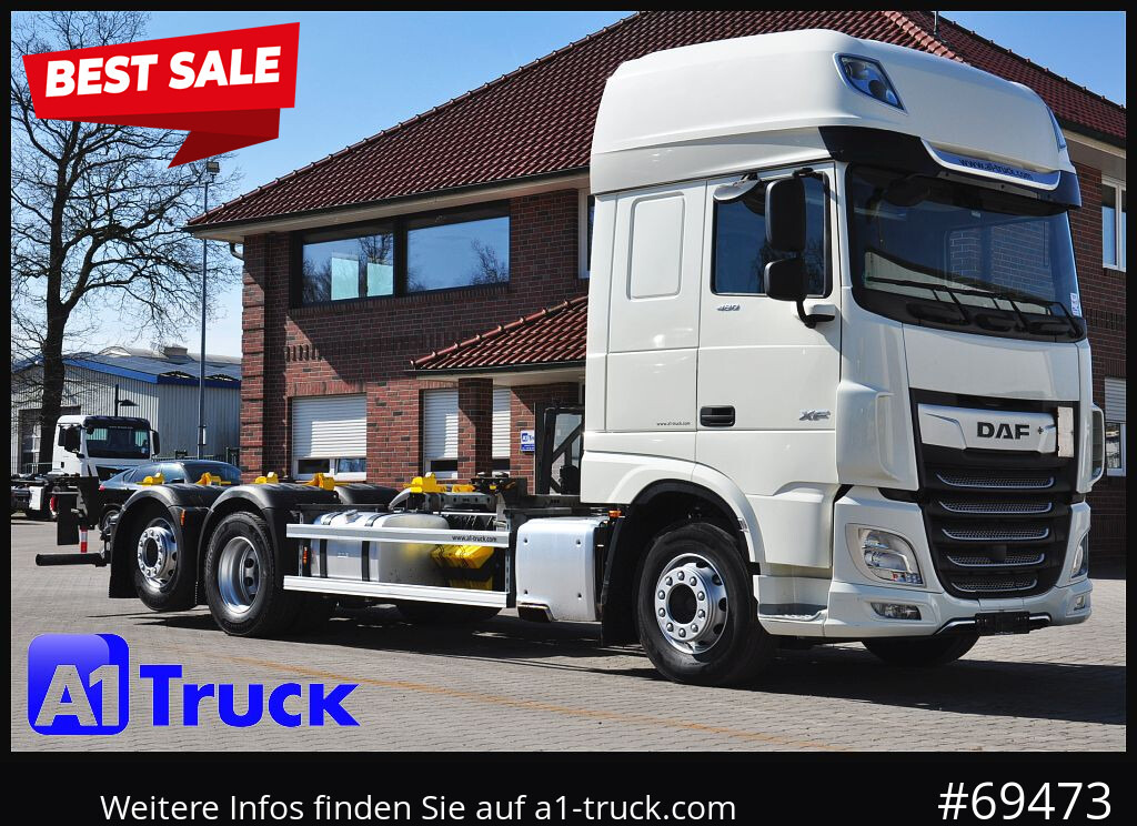 DAF DAF XF 480 FAR SSC Intarder Multiwechsler, 7.82 - Грузовик-контейнеровоз/ Сменный кузов: фото 1 DAF DAF XF 480 FAR SSC Intarder Multiwechsler, 7.82 - Грузовик-контейнеровоз/ Сменный кузов: фото 1
