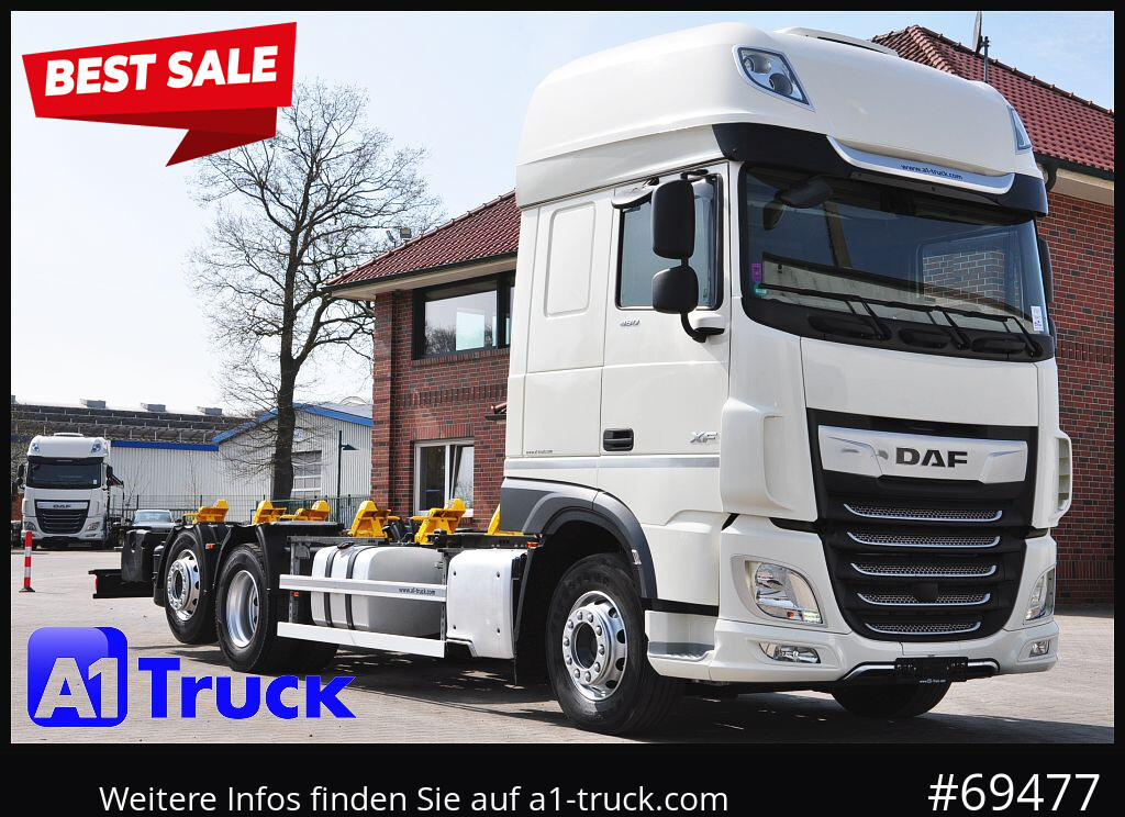 DAF XF 480 Intarder, Multiwechsler 2x AHK - Грузовик-шасси: фото 1 DAF XF 480 Intarder, Multiwechsler 2x AHK - Грузовик-шасси: фото 1
