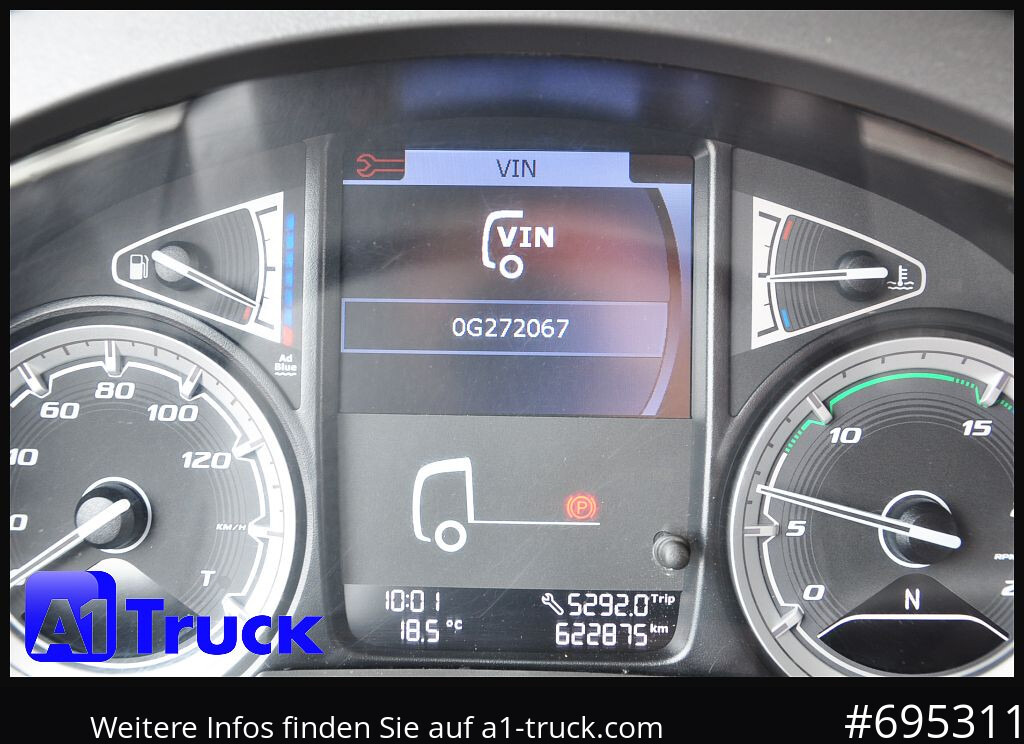 DAF XF 480 SSC, Jumbozug, Lenkachse, Standklima, 120m³ - Тентованный грузовик: фото 4 DAF XF 480 SSC, Jumbozug, Lenkachse, Standklima, 120m³ - Тентованный грузовик: фото 4