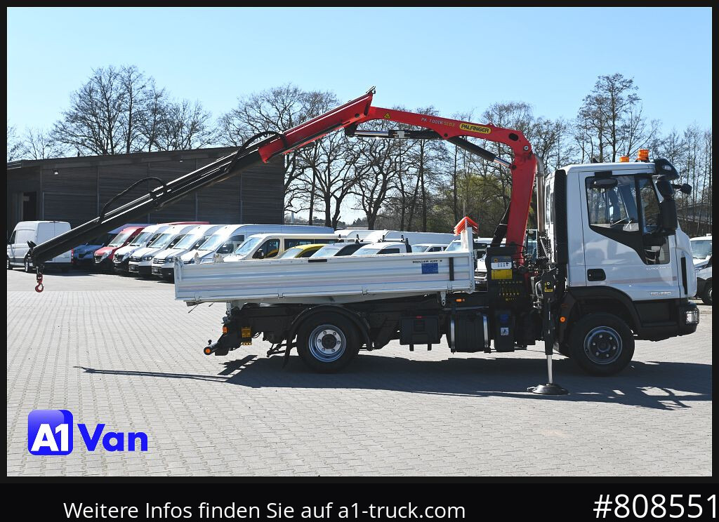 Грузовик, Автоманипулятор IVECO Eurocargo 80E22 Kipper Kran, Palfinger, Klima, Luftfederung: фото 8