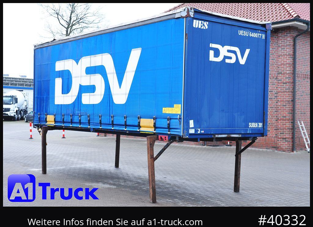 KRONE 7.45 BDF Wechselbrücke, Schiebeplane - Тентованный кузов: фото 1 KRONE 7.45 BDF Wechselbrücke, Schiebeplane - Тентованный кузов: фото 1