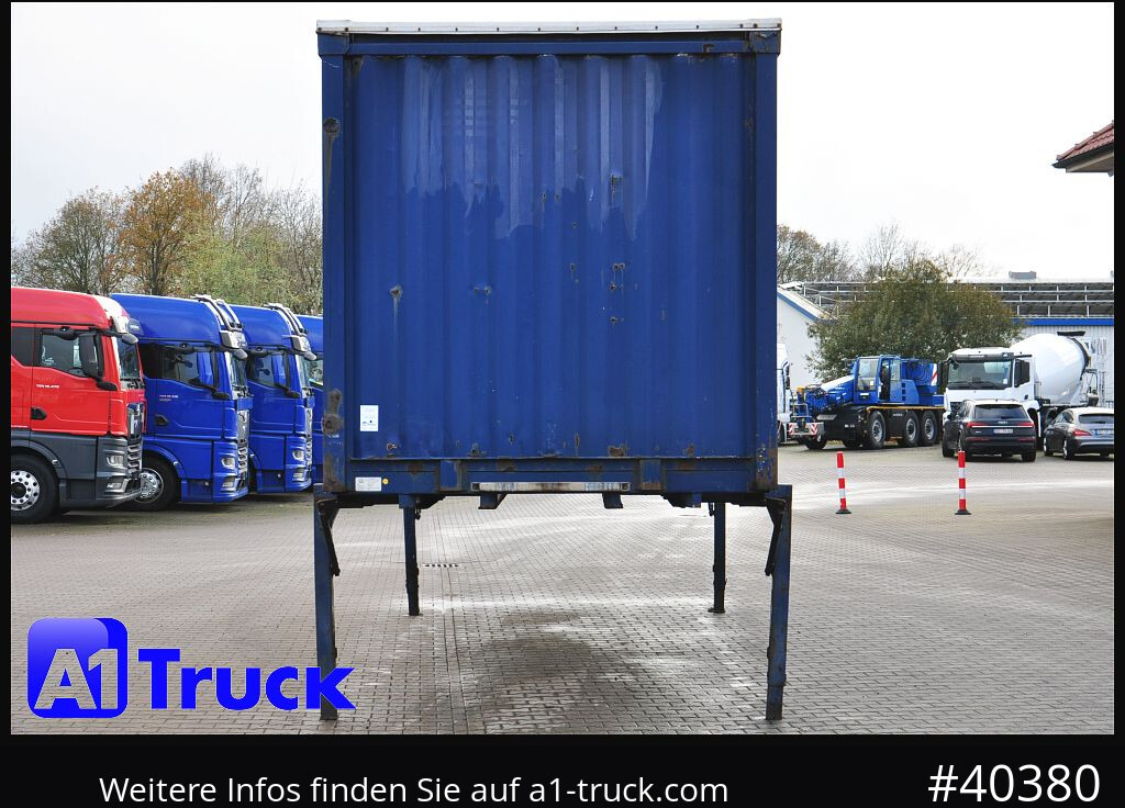 KRONE 7.45 BDF Wechselbrücke, Schiebeplane - Тентованный кузов: фото 2 KRONE 7.45 BDF Wechselbrücke, Schiebeplane - Тентованный кузов: фото 2