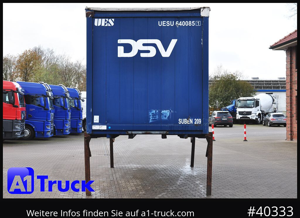 KRONE 7.45 BDF Wechselbrücke, Schiebeplane - Тентованный кузов: фото 2 KRONE 7.45 BDF Wechselbrücke, Schiebeplane - Тентованный кузов: фото 2