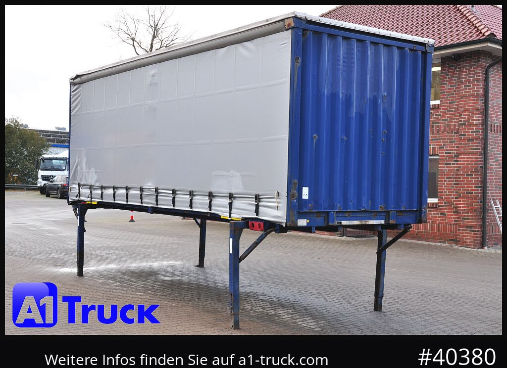 KRONE 7.45 BDF Wechselbrücke, Schiebeplane - Тентованный кузов: фото 1 KRONE 7.45 BDF Wechselbrücke, Schiebeplane - Тентованный кузов: фото 1