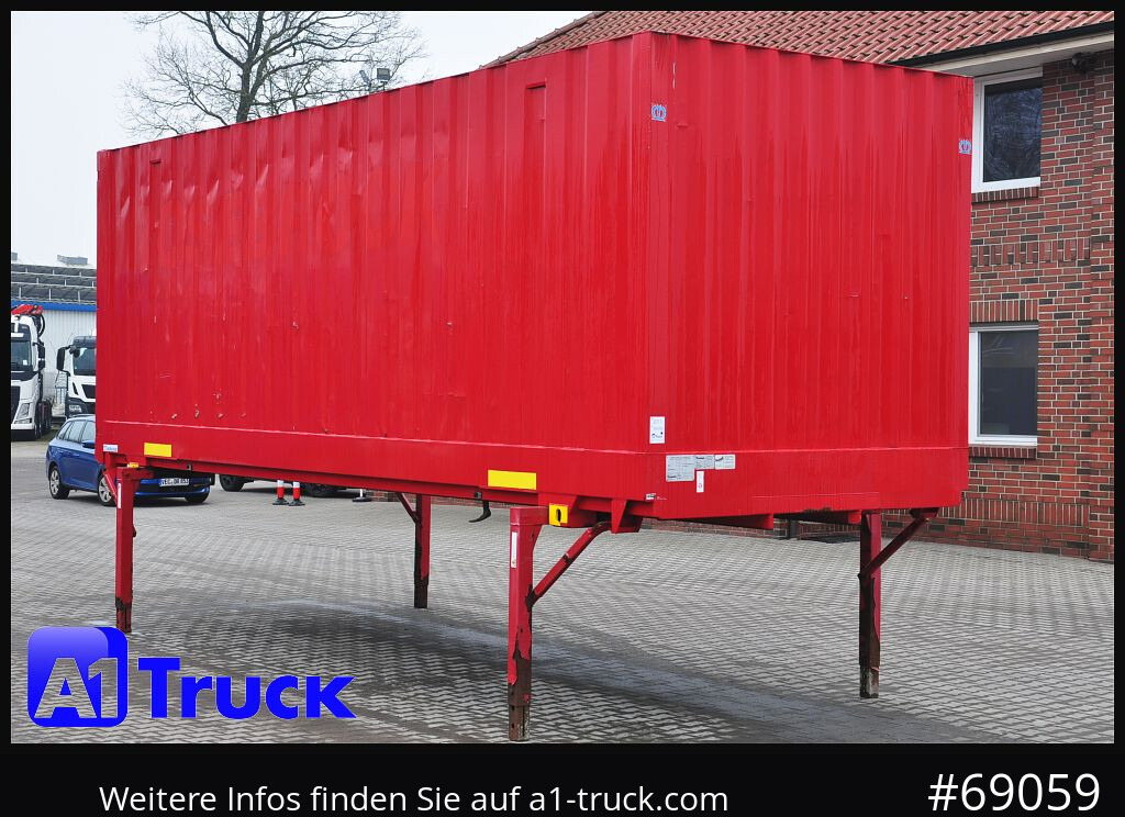 KRONE BDF 7,45 Wechselbrücke Koffer, Zurrösen in den Seitenwänden - Сменный кузов - фургон: фото 1 KRONE BDF 7,45 Wechselbrücke Koffer, Zurrösen in den Seitenwänden - Сменный кузов - фургон: фото 1