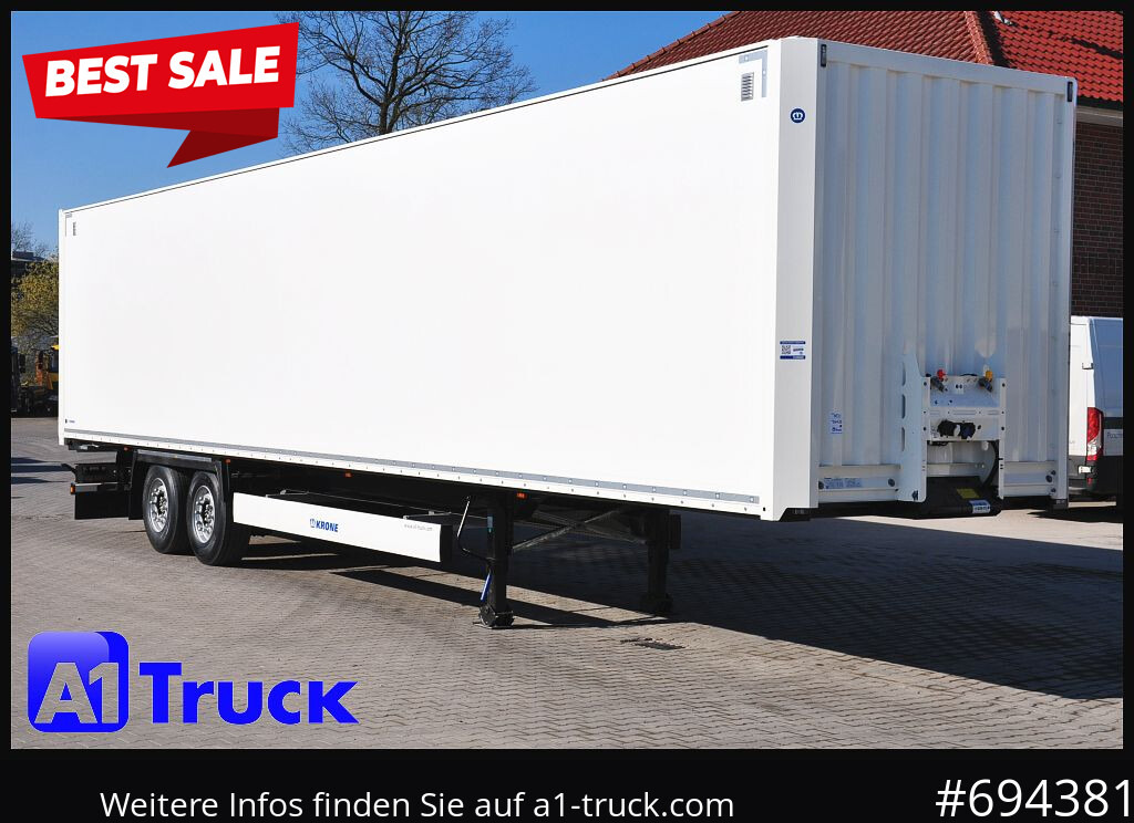 KRONE SZ 2 achs Koffer, Code XL, VDI 2700, SOFORT - Полуприцеп-фургон: фото 1 KRONE SZ 2 achs Koffer, Code XL, VDI 2700, SOFORT - Полуприцеп-фургон: фото 1