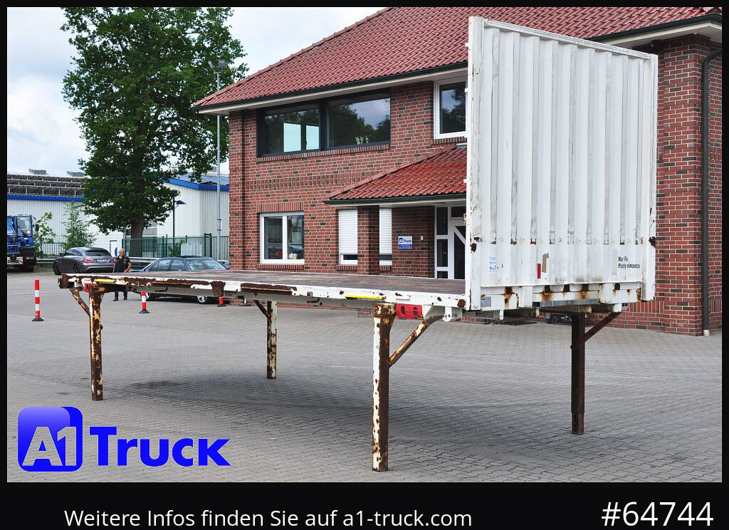 KRONE Wechselbrücke, Plattform, Plateau, 7,45 - Кузов платформа: фото 1 KRONE Wechselbrücke, Plattform, Plateau, 7,45 - Кузов платформа: фото 1