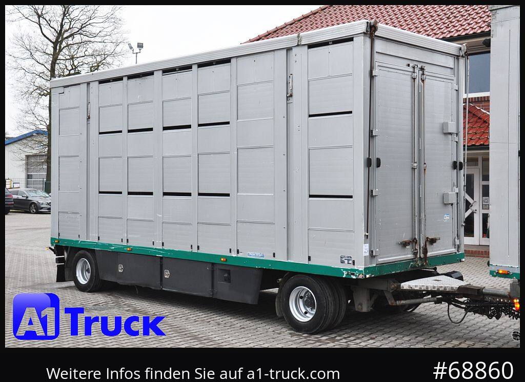 MENKE Menke-Janzen 3 Stock, Hubdach, durchlader, - Прицеп для перевозки животных: фото 1 MENKE Menke-Janzen 3 Stock, Hubdach, durchlader, - Прицеп для перевозки животных: фото 1