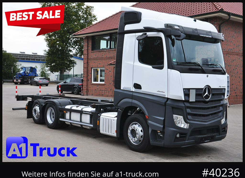 MERCEDES-BENZ 2545, Multi BDF, Wechsler, 7.45-7.82, MIDI, Liftachse - Грузовик-контейнеровоз/ Сменный кузов: фото 1 MERCEDES-BENZ 2545, Multi BDF, Wechsler, 7.45-7.82, MIDI, Liftachse - Грузовик-контейнеровоз/ Сменный кузов: фото 1