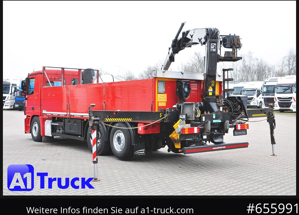 Грузовик бортовой/ Платформа, Автоманипулятор MERCEDES-BENZ Actros 2546 MP 3, HIAB Kran, Lift-Lenkachse,: фото 10