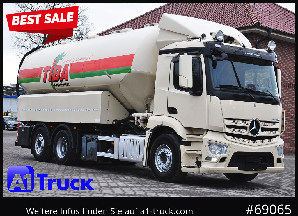 MERCEDES-BENZ Antos 2540, Silo 31m³, Futter Heitling 4 KA - Грузовик-цистерна: фото 1 MERCEDES-BENZ Antos 2540, Silo 31m³, Futter Heitling 4 KA - Грузовик-цистерна: фото 1