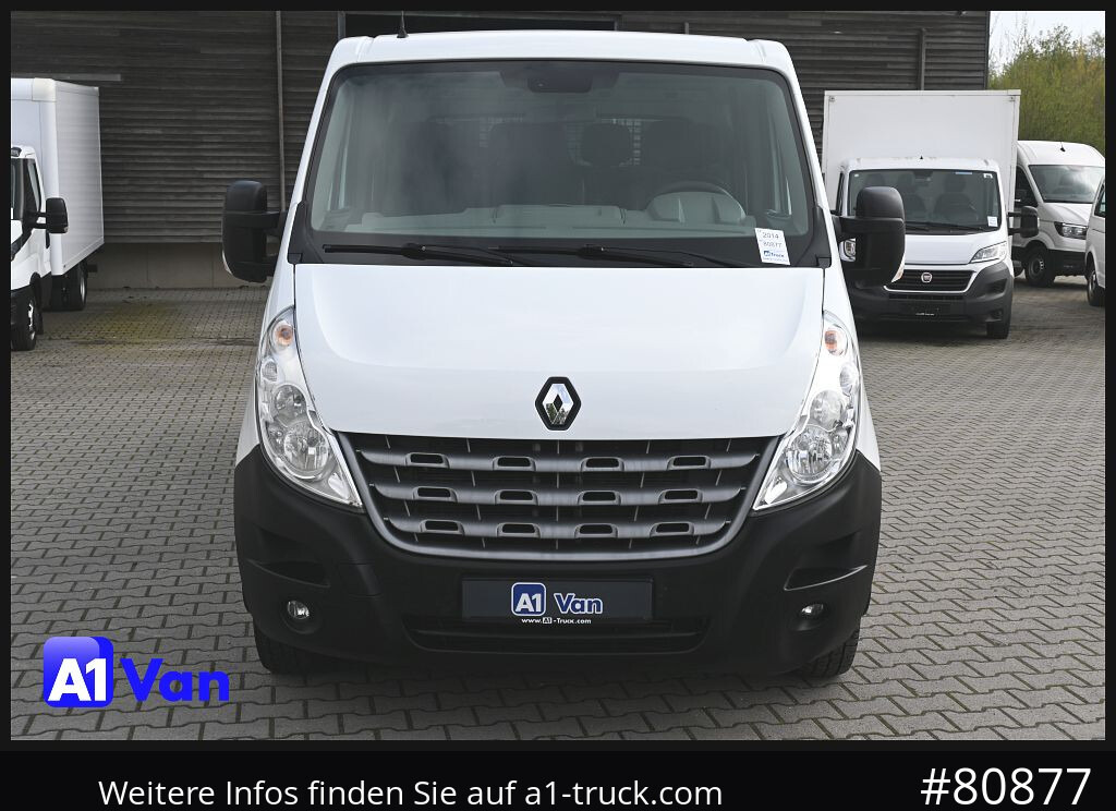 Малотоннажный бортовой грузовик, Грузопассажирский фургон RENAULT Master Pritsche Doka, AHK 3,5Tonnen , Klima, Luftfederung: фото 14
