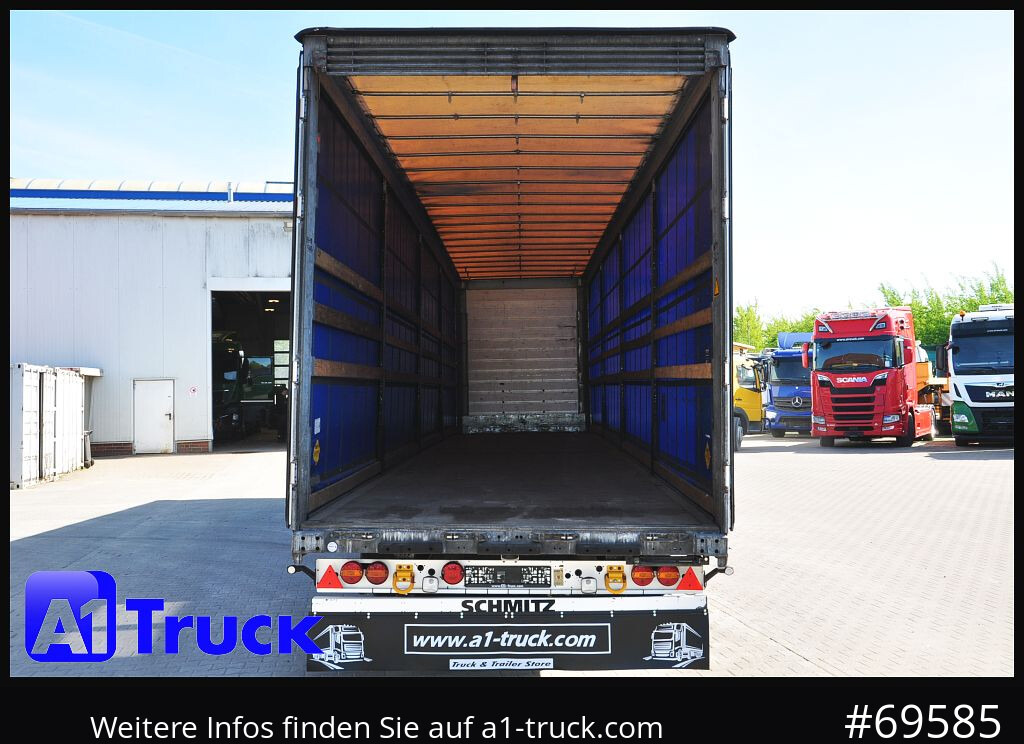SCHMITZ SCS 24, Mega, BPW, verzinkt, 6 x vorhanden, VDI 2700 - Тентованный полуприцеп: фото 2 SCHMITZ SCS 24, Mega, BPW, verzinkt, 6 x vorhanden, VDI 2700 - Тентованный полуприцеп: фото 2