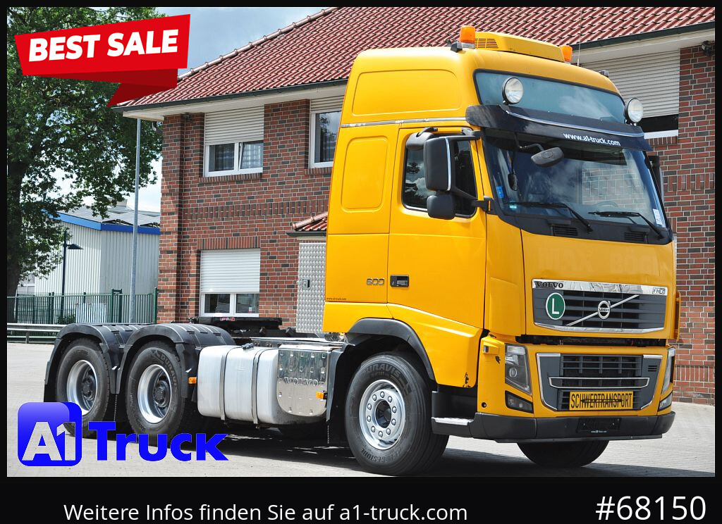 VOLVO FH16, 600, 6x4, Schwerlast,120t.Standklima, Hydraulik, - Тягач: фото 1 VOLVO FH16, 600, 6x4, Schwerlast,120t.Standklima, Hydraulik, - Тягач: фото 1
