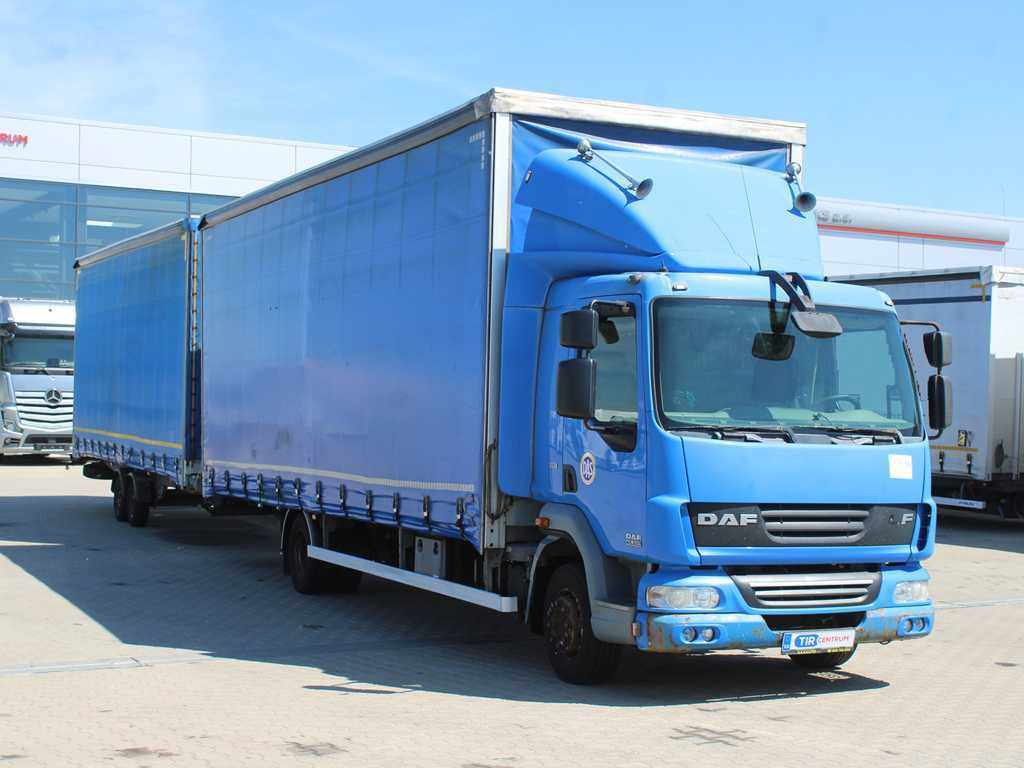 DAF FA LF 45, EURO 5, TYRES 80% + AGADOS TRAILER - Тентованный грузовик: фото 3 DAF FA LF 45, EURO 5, TYRES 80% + AGADOS TRAILER - Тентованный грузовик: фото 3