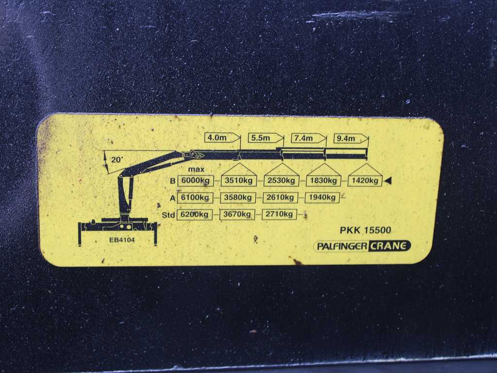 Грузовик бортовой/ Платформа, Автоманипулятор DAF LF 55.250, EURO 4, SIDE BOARD, HYDRAULIC ARM PALFINGER PKK 15500: фото 9 Грузовик бортовой/ Платформа, Автоманипулятор DAF LF 55.250, EURO 4, SIDE BOARD, HYDRAULIC ARM PALFINGER PKK 15500: фото 9