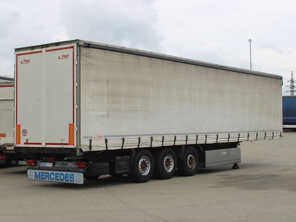 Fliegl SDS 390, MULDA, MULTILOCK, LIFT AXLE, SAF - Тентованный полуприцеп: фото 4 Fliegl SDS 390, MULDA, MULTILOCK, LIFT AXLE, SAF - Тентованный полуприцеп: фото 4