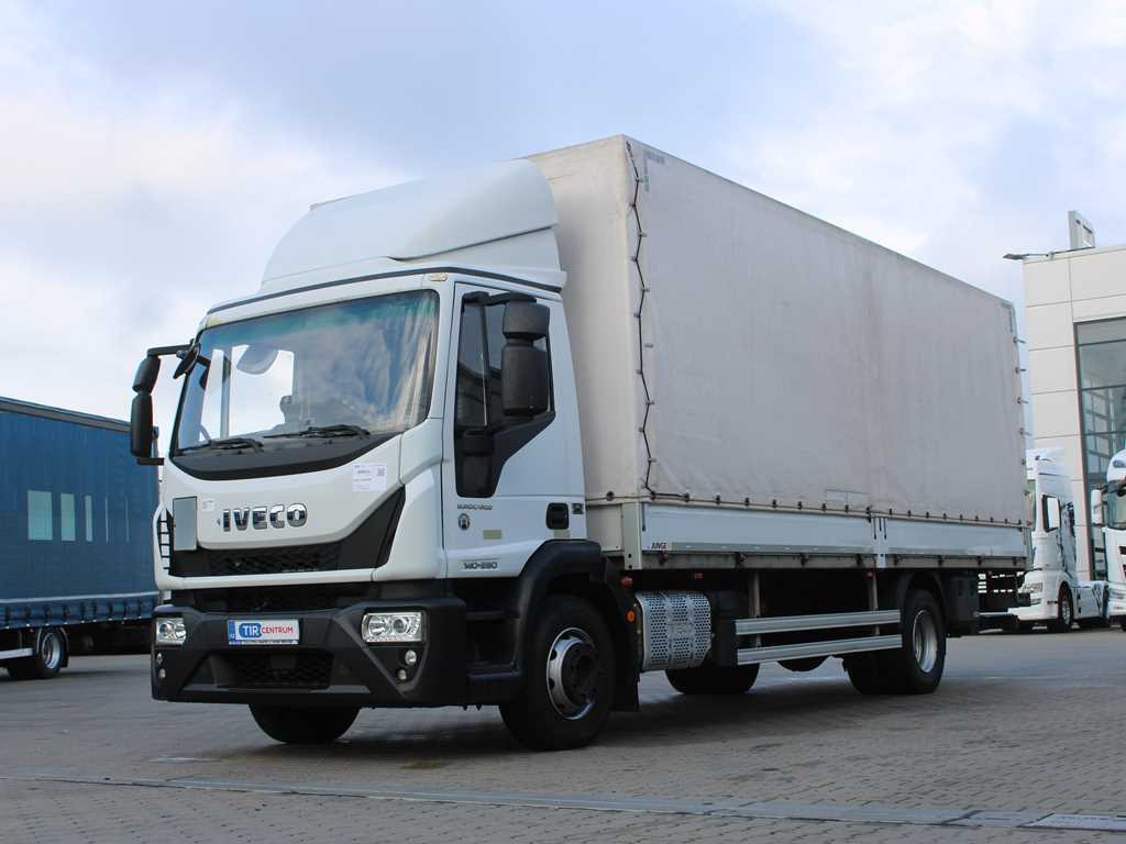 Iveco 140-280E, HYDRAULIC FRONT, SIDE BOARD, EURO 6 - Тентованный грузовик: фото 1 Iveco 140-280E, HYDRAULIC FRONT, SIDE BOARD, EURO 6 - Тентованный грузовик: фото 1