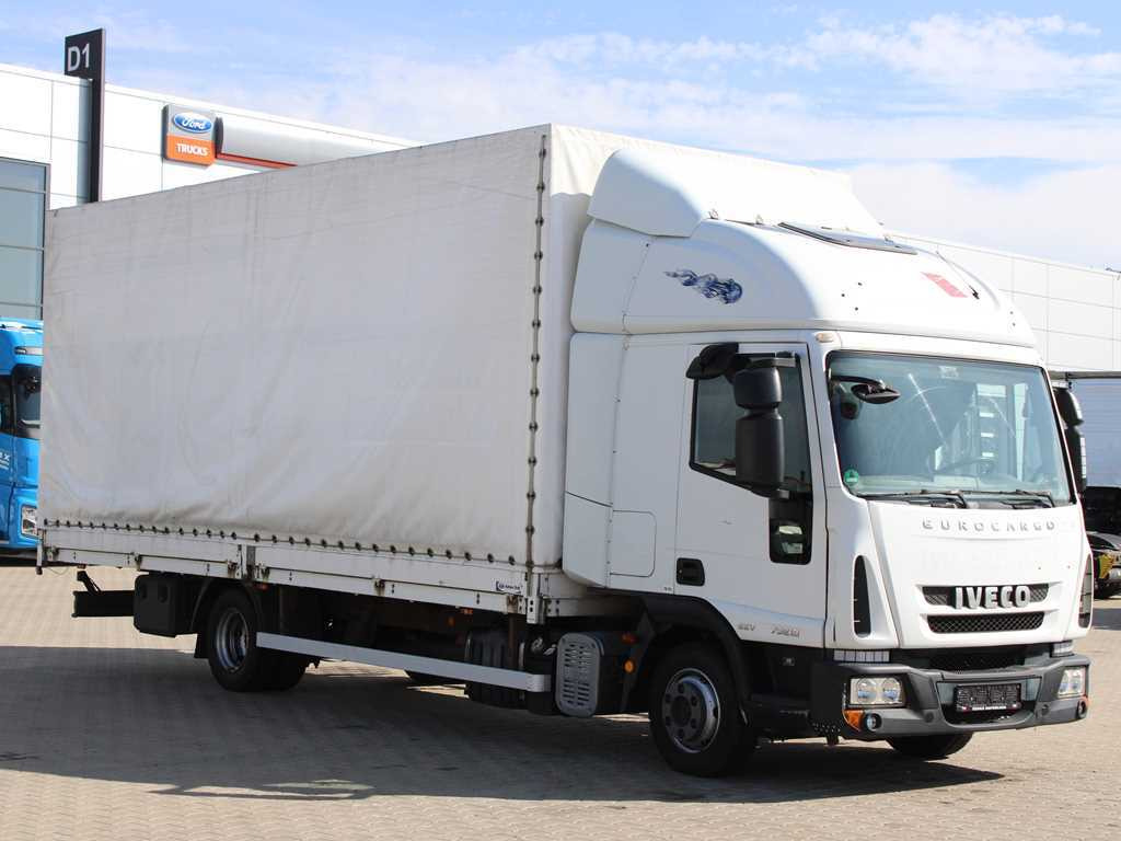 Iveco EUROCARGO ML 75E18, EURO 5EEV, PNEU 90%, SIDE - Тентованный грузовик: фото 2 Iveco EUROCARGO ML 75E18, EURO 5EEV, PNEU 90%, SIDE - Тентованный грузовик: фото 2