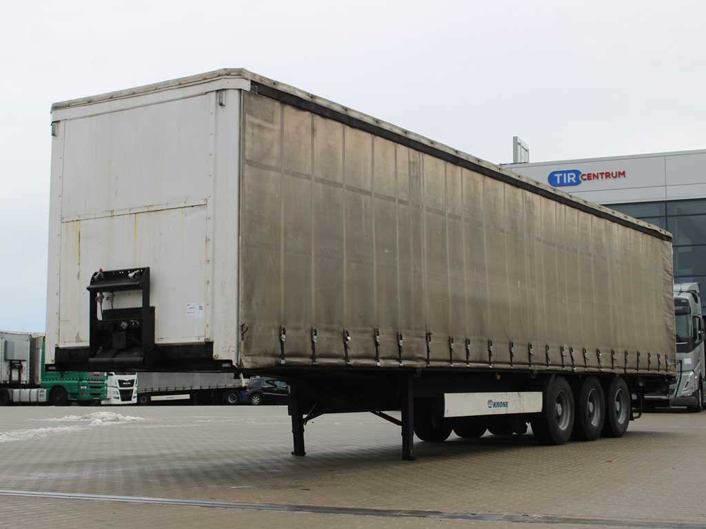 Krone KRONE SDP 27 WKE, LIFTING AXLE - Тентованный полуприцеп: фото 1 Krone KRONE SDP 27 WKE, LIFTING AXLE - Тентованный полуприцеп: фото 1