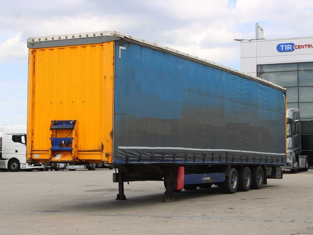 Krone SD, LIFTING AXLE, LOWDECK, LIFTING ROOF - Тентованный полуприцеп: фото 1 Krone SD, LIFTING AXLE, LOWDECK, LIFTING ROOF - Тентованный полуприцеп: фото 1