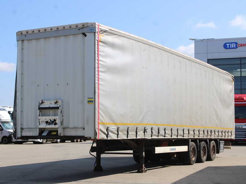 Krone SD, LIFTING AXLE, LOWDECK, LIFTING ROOF, MULTILOCK, SAF - Тентованный полуприцеп: фото 1 Krone SD, LIFTING AXLE, LOWDECK, LIFTING ROOF, MULTILOCK, SAF - Тентованный полуприцеп: фото 1