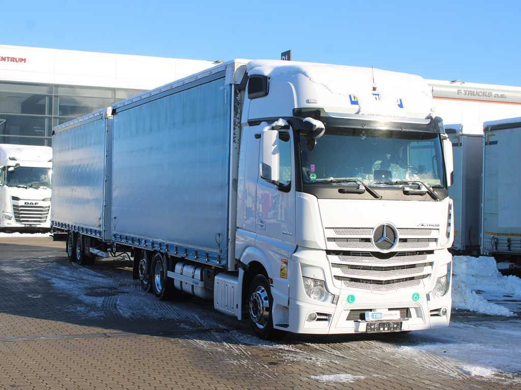 Mercedes-Benz ACTROS 2553, EURO 6, 6X2, AIR SUSPENSION, DRIVE-THROUGH + PANAV - Тентованный грузовик: фото 3 Mercedes-Benz ACTROS 2553, EURO 6, 6X2, AIR SUSPENSION, DRIVE-THROUGH + PANAV - Тентованный грузовик: фото 3