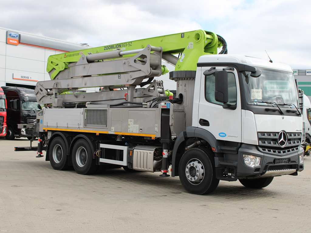 Mercedes-Benz ACTROS 2840, 6X4, Car pump ZOOMLION ZL36X-5Z - Автобетононасос: фото 3 Mercedes-Benz ACTROS 2840, 6X4, Car pump ZOOMLION ZL36X-5Z - Автобетононасос: фото 3