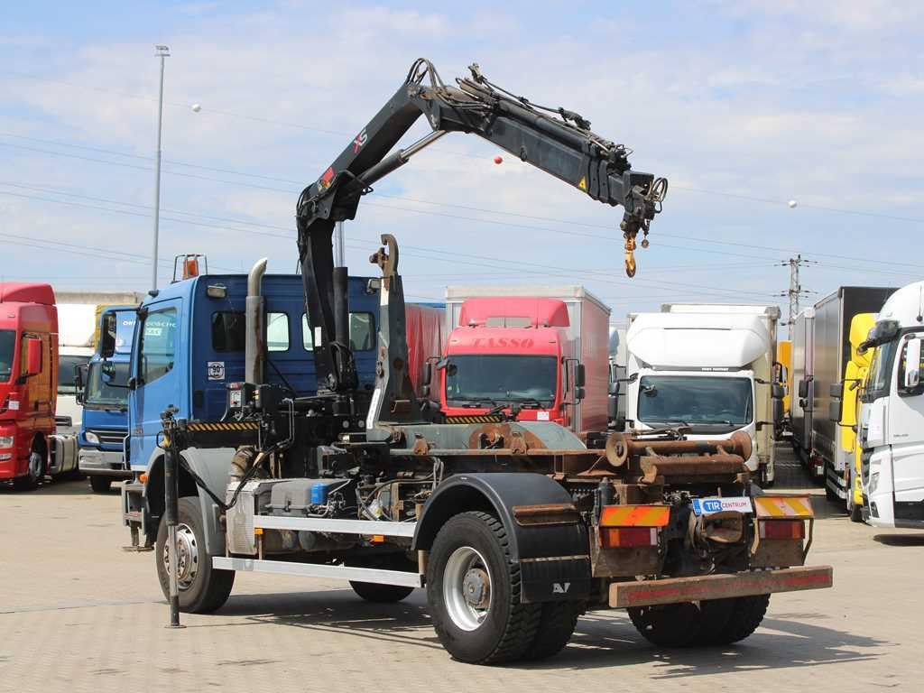 Mercedes-Benz AXOR 1824, HYDRAULIC ARM HIAB 099B-3 DUO, 4x4 - Крюковой мультилифт, Автоманипулятор: фото 5 Mercedes-Benz AXOR 1824, HYDRAULIC ARM HIAB 099B-3 DUO, 4x4 - Крюковой мультилифт, Автоманипулятор: фото 5