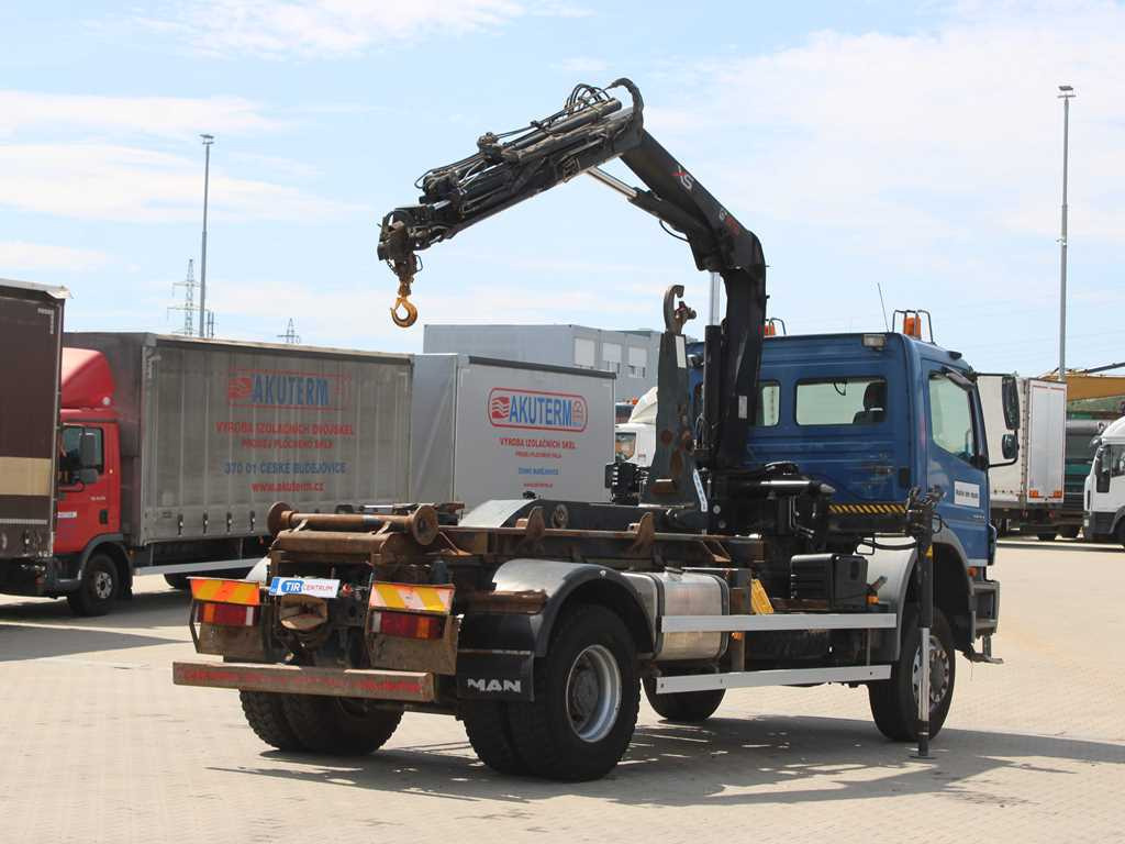 Mercedes-Benz AXOR 1824, HYDRAULIC ARM HIAB 099B-3 DUO, 4x4 - Крюковой мультилифт, Автоманипулятор: фото 4 Mercedes-Benz AXOR 1824, HYDRAULIC ARM HIAB 099B-3 DUO, 4x4 - Крюковой мультилифт, Автоманипулятор: фото 4