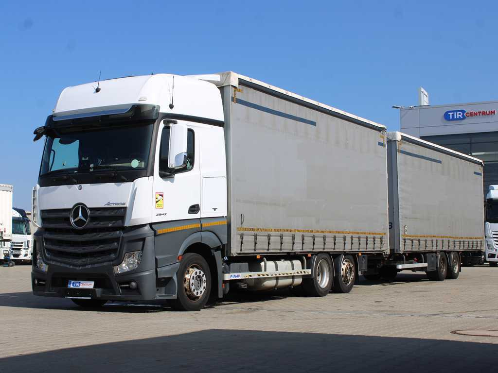 Mercedes-Benz Actros 2542, EURO 6, 6X2, AIR SUSPENSION + PANAV TV018M - Тентованный грузовик: фото 1 Mercedes-Benz Actros 2542, EURO 6, 6X2, AIR SUSPENSION + PANAV TV018M - Тентованный грузовик: фото 1