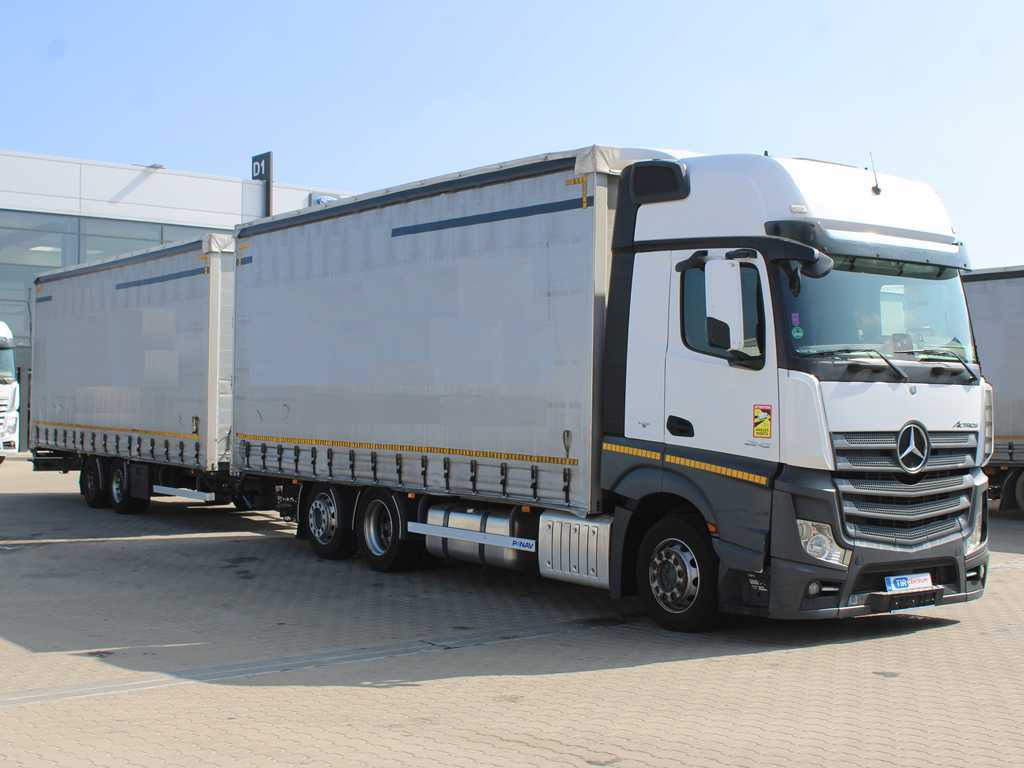 Mercedes-Benz Actros 2542, EURO 6, 6X2, AIR SUSPENSION + PANAV TV018M - Тентованный грузовик: фото 3 Mercedes-Benz Actros 2542, EURO 6, 6X2, AIR SUSPENSION + PANAV TV018M - Тентованный грузовик: фото 3