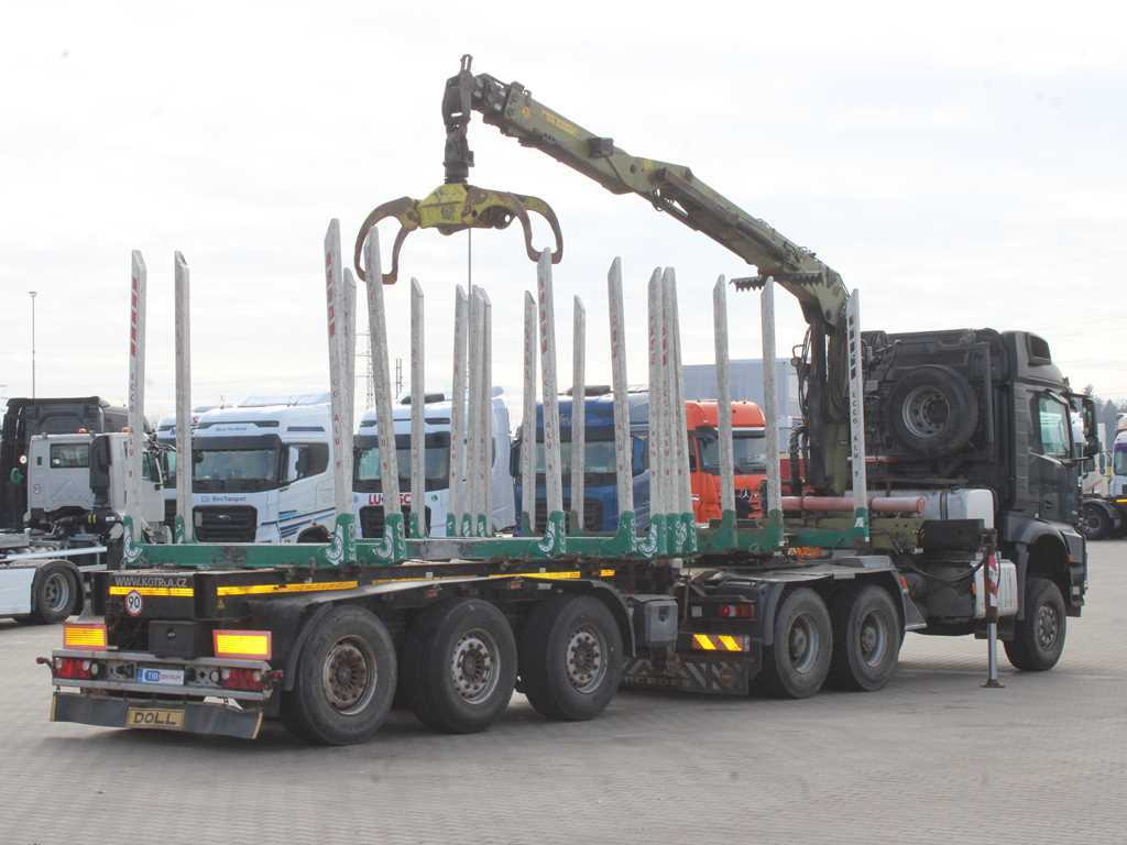 Mercedes-Benz Arocs 3351, 6x6, HYDRAULIC ARM LOGLIFT ET450, TIRES 80% + DOLL (2017) - Лесовоз, Автоманипулятор: фото 4 Mercedes-Benz Arocs 3351, 6x6, HYDRAULIC ARM LOGLIFT ET450, TIRES 80% + DOLL (2017) - Лесовоз, Автоманипулятор: фото 4