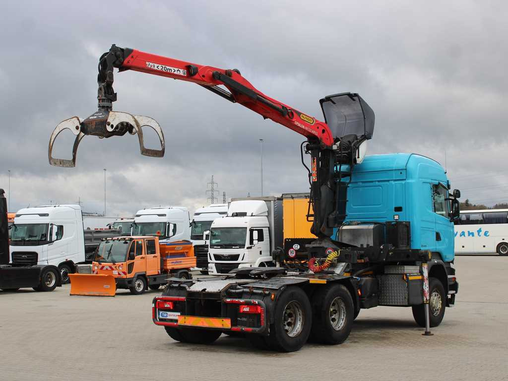 Scania R490, 6X4, EURO 6, DOUBLE CIRCUIT HYDRAULIC, PALFINGER EPSILON M13Z91 - Тягач: фото 4 Scania R490, 6X4, EURO 6, DOUBLE CIRCUIT HYDRAULIC, PALFINGER EPSILON M13Z91 - Тягач: фото 4
