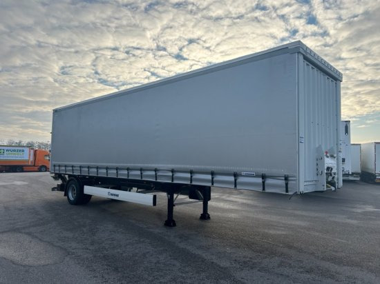 Krone City Liner Profi, 1-Achs- Zwangsgelenkt, Dhollandia LBW 2000kg, - Тентованный полуприцеп: фото 3 Krone City Liner Profi, 1-Achs- Zwangsgelenkt, Dhollandia LBW 2000kg, - Тентованный полуприцеп: фото 3