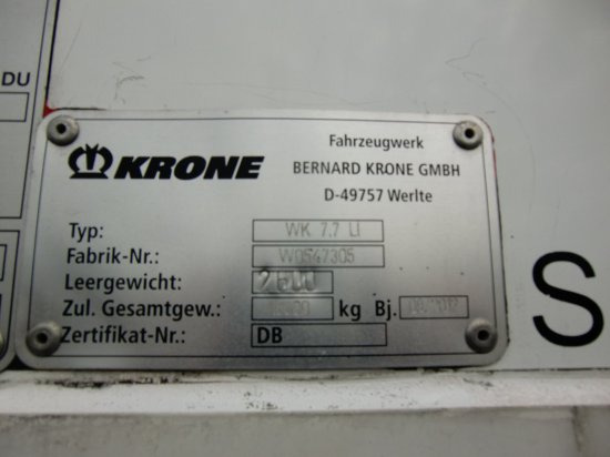 Жилой контейнер Krone Wechselpritsche 7,30 Meter Koffer Spezialaufbau, mobiler Messestand: фото 8