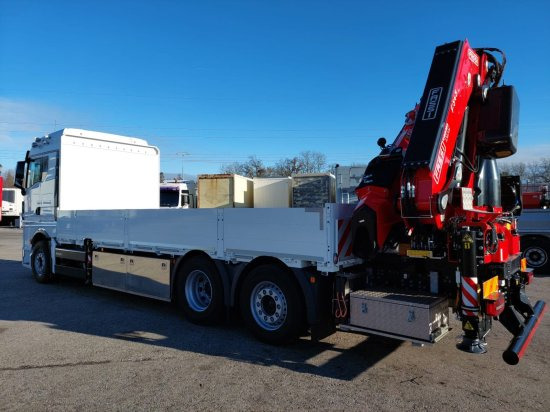 MAN TGX 26.510 LL Pritsche, Fassi F545RA.2.28XE, Containerverschlüsse, - Грузовик бортовой/ Платформа, Автоманипулятор: фото 4 MAN TGX 26.510 LL Pritsche, Fassi F545RA.2.28XE, Containerverschlüsse, - Грузовик бортовой/ Платформа, Автоманипулятор: фото 4