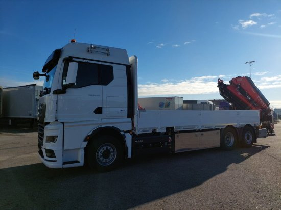 MAN TGX 26.510 LL Pritsche, Fassi F545RA.2.28XE, Containerverschlüsse, - Грузовик бортовой/ Платформа, Автоманипулятор: фото 5 MAN TGX 26.510 LL Pritsche, Fassi F545RA.2.28XE, Containerverschlüsse, - Грузовик бортовой/ Платформа, Автоманипулятор: фото 5