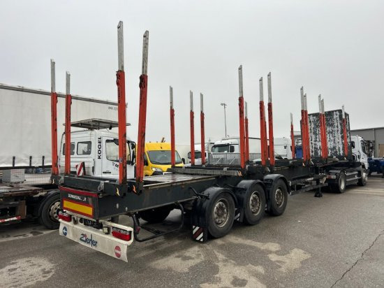 Schwarzmüller Holzauflieger 10 Rungenpaare SAF Achsen, Liftachse - Полуприцеп лесовоз: фото 4 Schwarzmüller Holzauflieger 10 Rungenpaare SAF Achsen, Liftachse - Полуприцеп лесовоз: фото 4