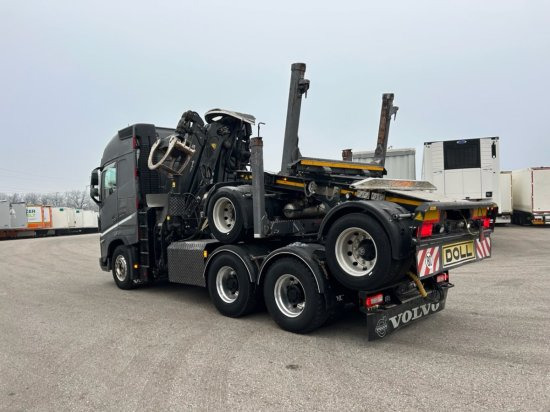 Лесовоз, Автоманипулятор Volvo FH 16 650 6x4 Langholzzug + Doll M2K-9L Nachläufer mit Palfinger Epsilon S260C96, I-Shift, Retarder,: фото 7