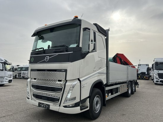 Volvo FH 500 6X2 Euro6, Retarder, Pritsche, Palfinger PK22002-EH - Грузовик бортовой/ Платформа, Автоманипулятор: фото 1 Volvo FH 500 6X2 Euro6, Retarder, Pritsche, Palfinger PK22002-EH - Грузовик бортовой/ Платформа, Автоманипулятор: фото 1